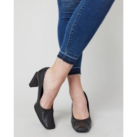 NWT SPANX Distressed High Rise Ankle Denim Legging XS Medium Wash - Picture 5 of 12